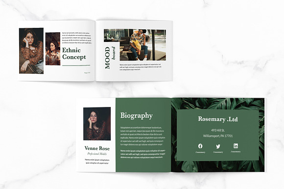 Fashion Lookbook Template in Brochure Templates - product preview 5
