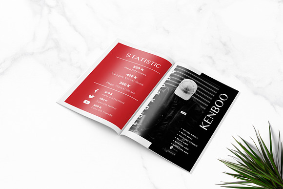 Kenboo - Media Kit Template in Brochure Templates - product preview 3