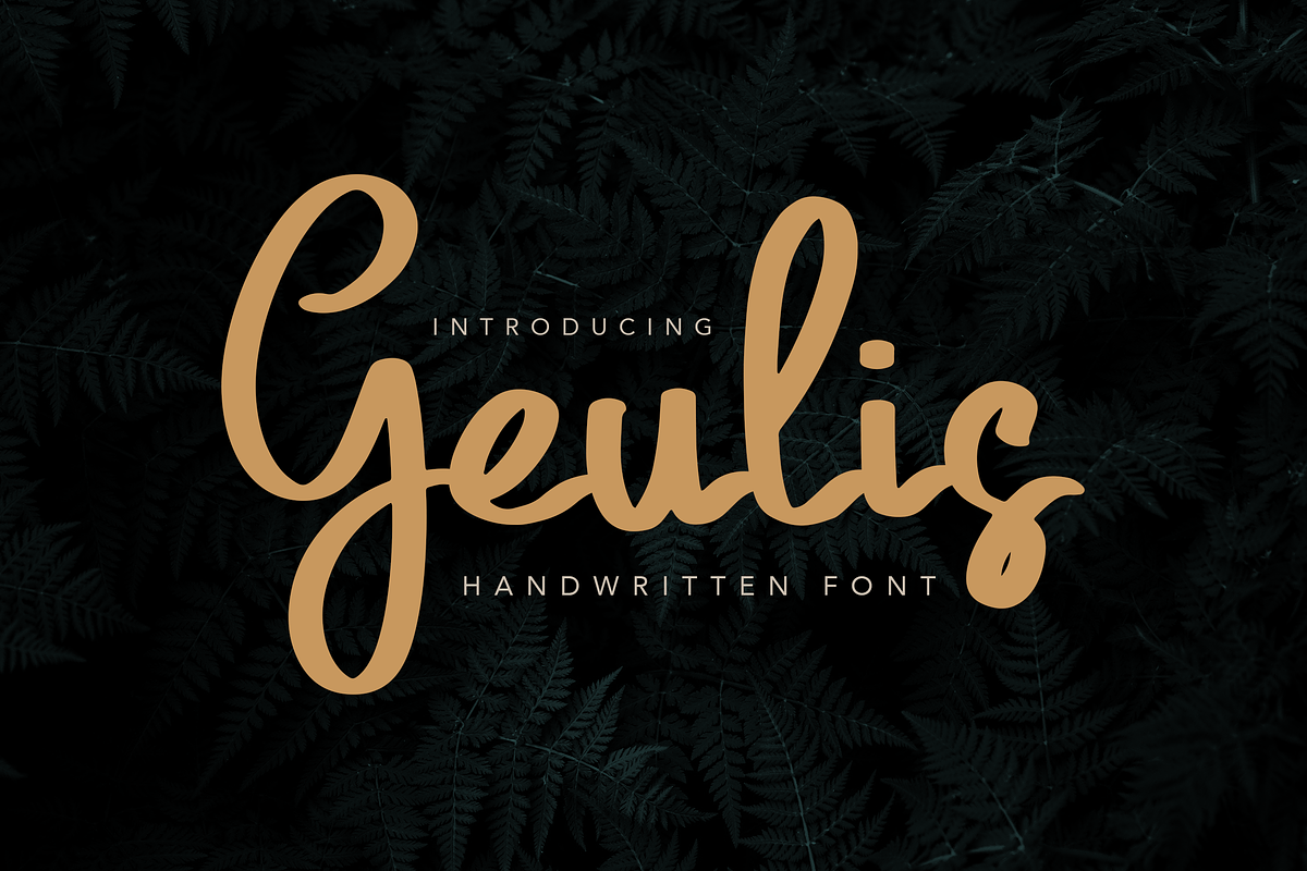 Geulis Stylish Font in Script Fonts - product preview 8