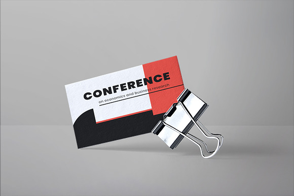 Conference Business Card in Business Card Templates - product preview 2