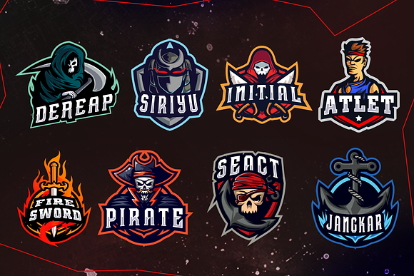 Esports Logo Creator Bundle in Logo Templates - product preview 3