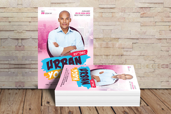 Urban Youth Leadership Church Flyer in Flyer Templates - product preview 2