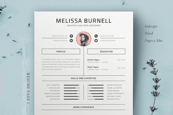 Resume Template | Melissa