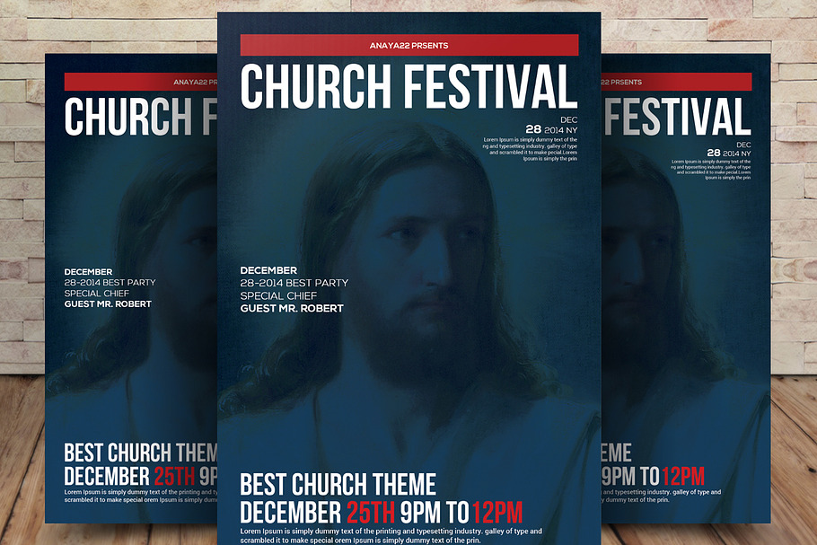 Church Festival Flyer Template