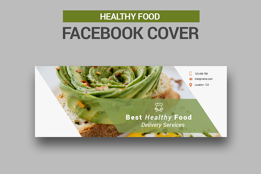 Healthy Food - Facebook Cover