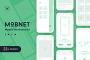 Mobnet Mobile Wireframe Kit