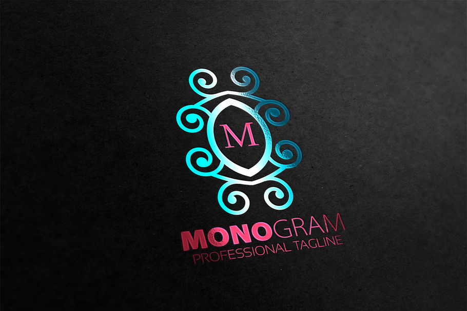 Monogram M Letter Logo in Logo Templates - product preview 8