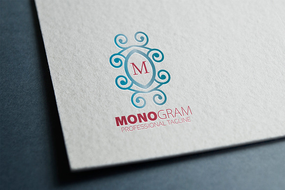 Monogram M Letter Logo in Logo Templates - product preview 1