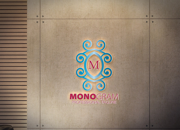 Monogram M Letter Logo in Logo Templates - product preview 3