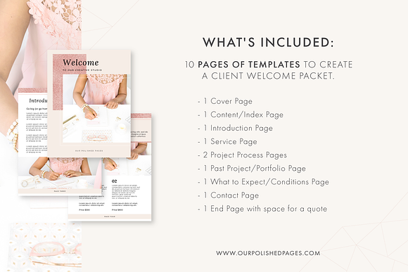 Client Welcome Packet Canva Template in Magazine Templates - product preview 1