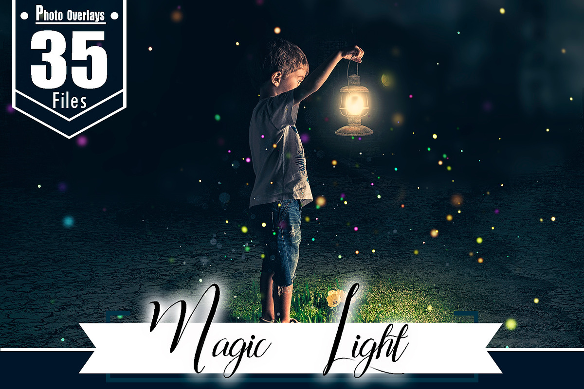 35 magic shine light photo overlays in Add-Ons - product preview 8
