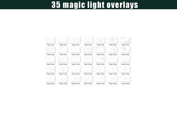 35 magic shine light photo overlays in Add-Ons - product preview 3