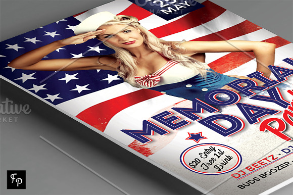 Memorial Day Flyer in Flyer Templates - product preview 2