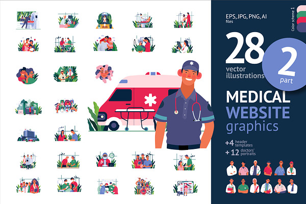 Part 2 Medical website illustrations