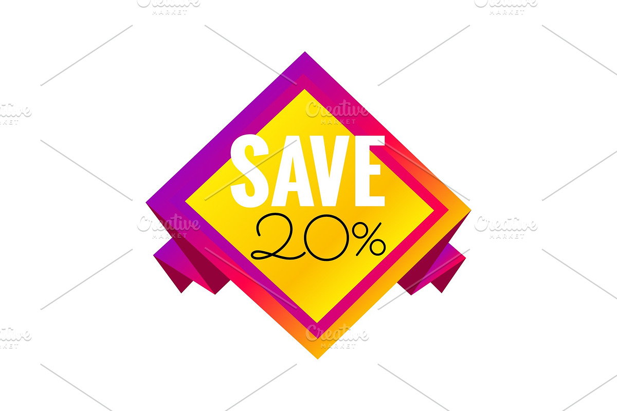 Sale banner template design in Textures - product preview 8
