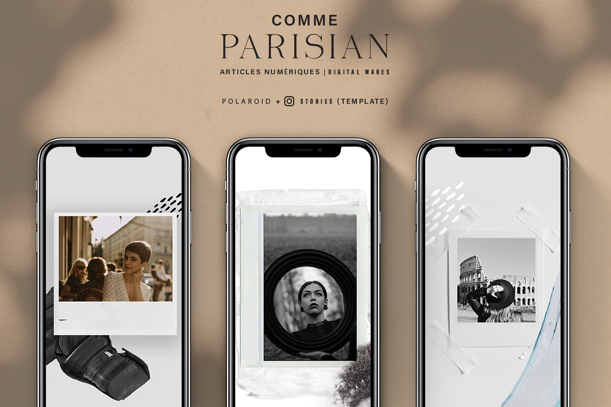 Polaroid Instagram + Story Template in Instagram Templates - product preview 8