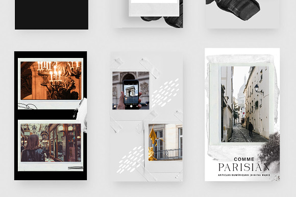 Polaroid Instagram + Story Template in Instagram Templates - product preview 2