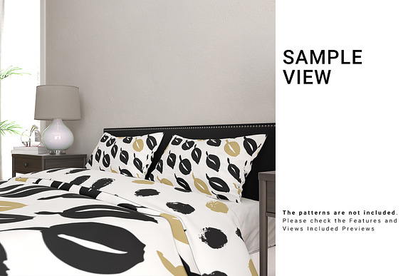 Bed Linen with Tailored Bed Skirt in Product Mockups - product preview 9
