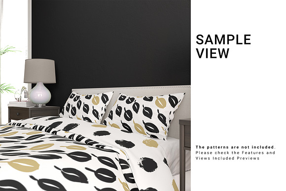 Bed Linen with Tailored Bed Skirt in Product Mockups - product preview 10