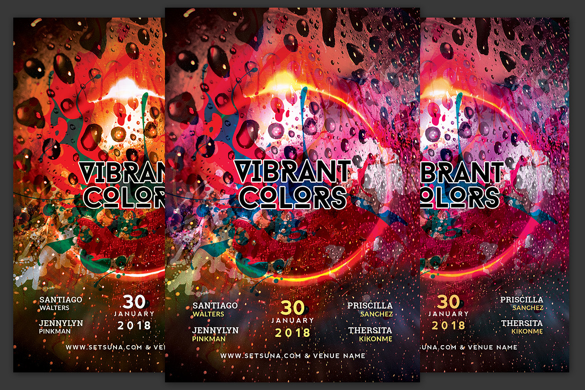 Vibrant Colors Flyer in Flyer Templates - product preview 8
