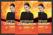 Worship Generation Church Flyer