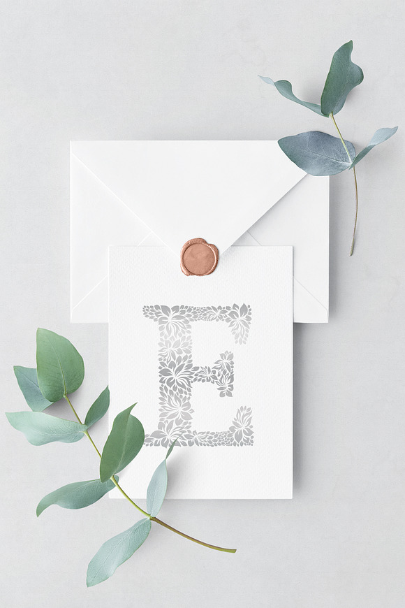 Letter E - Floral Logo Template in Logo Templates - product preview 1