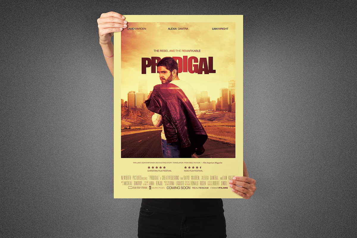 Prodigal Movie Poster Template in Flyer Templates - product preview 8