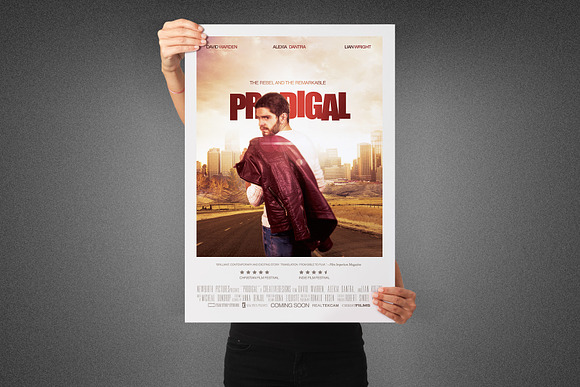 Prodigal Movie Poster Template in Flyer Templates - product preview 1