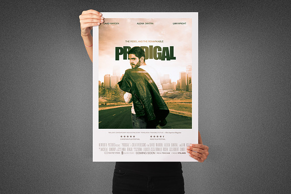 Prodigal Movie Poster Template in Flyer Templates - product preview 3