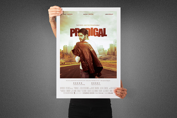 Prodigal Movie Poster Template in Flyer Templates - product preview 5