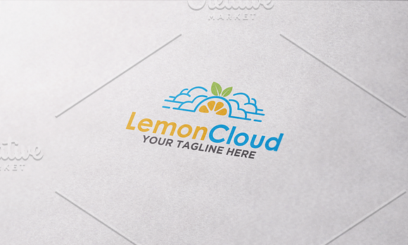 Lemon Cloud Logo in Logo Templates - product preview 1