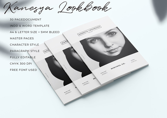 Kanesya Lookbook in Brochure Templates - product preview 9
