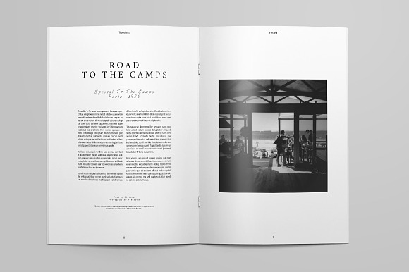 Travellers Portfolio in Brochure Templates - product preview 4