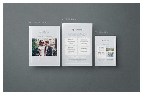Photography Price List Template in Flyer Templates - product preview 2