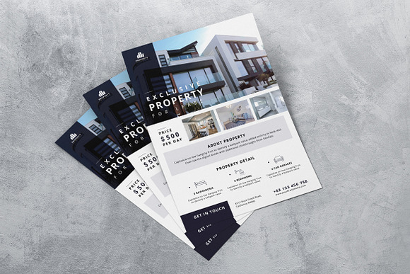 Family Residence AI and PSD Flyer 2 in Invitation Templates - product preview 2