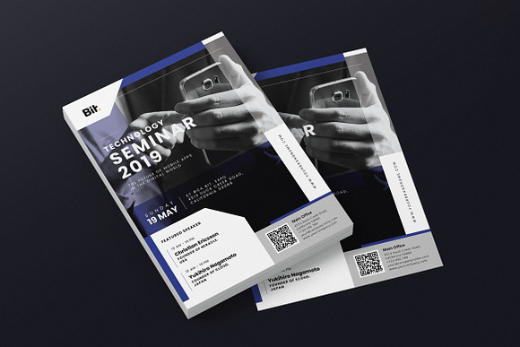 Technology Seminar AI and PSD 1 in Invitation Templates - product preview 1