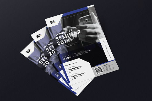 Technology Seminar AI and PSD 1 in Invitation Templates - product preview 3