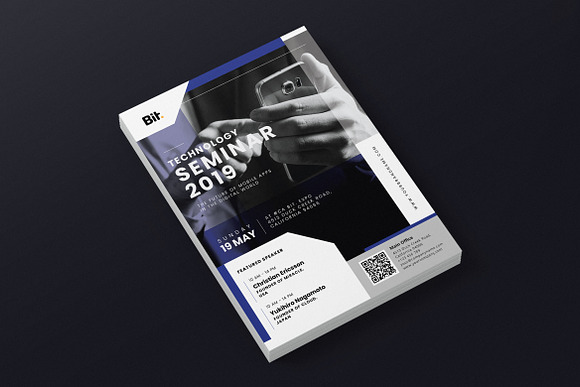 Technology Seminar AI and PSD 1 in Invitation Templates - product preview 4