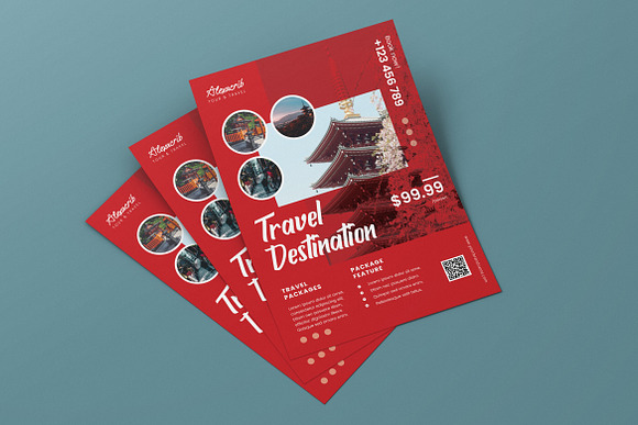 Travel to Japan AI and PSD Flyer in Invitation Templates - product preview 1
