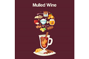 Mulled wine ingredients, recipe with