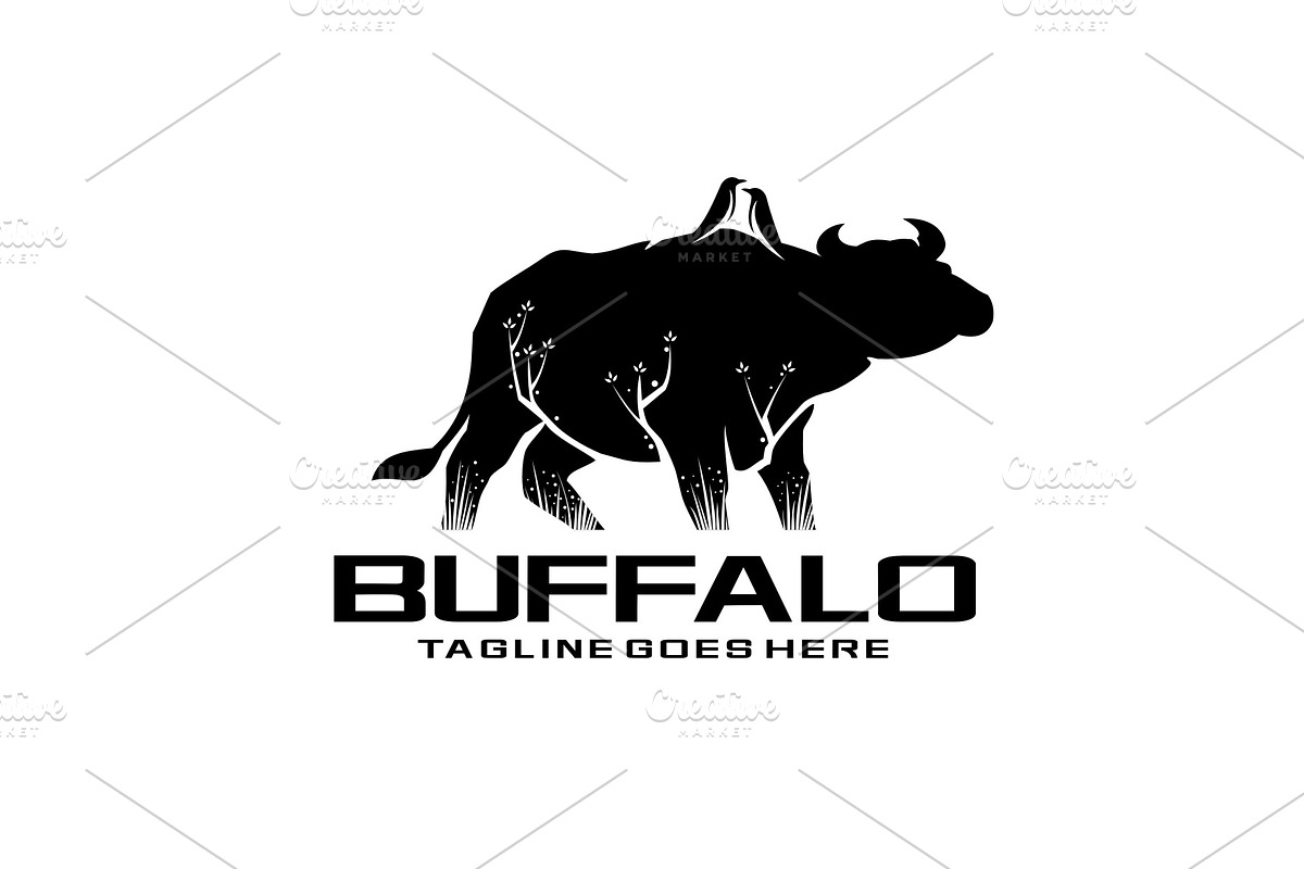 Black Buffalo in Logo Templates - product preview 8