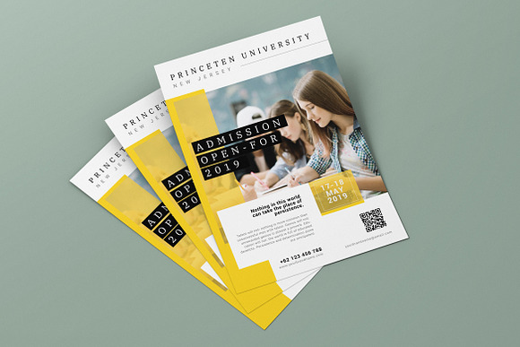 Education Enrollment AI and PSD 2 in Invitation Templates - product preview 2