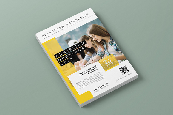 Education Enrollment AI and PSD 2 in Invitation Templates - product preview 4