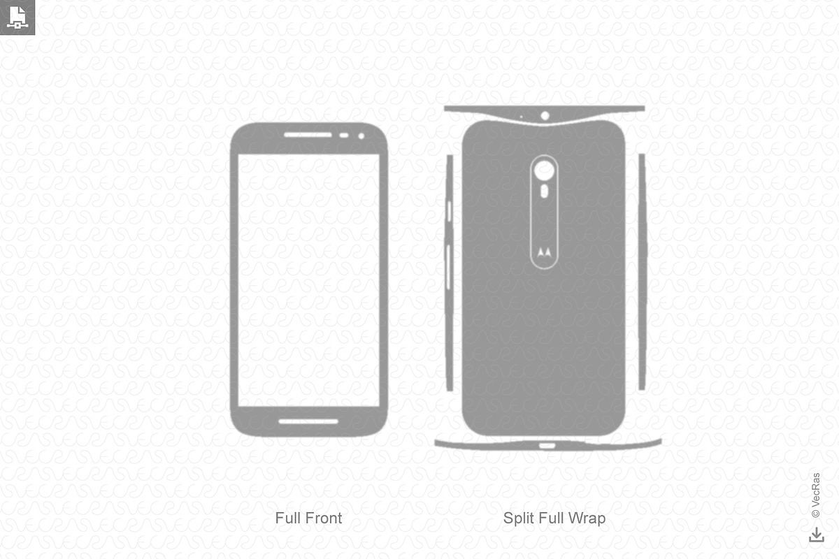 Motorola Moto G3 (2015) Skin Templat in Illustrations - product preview 8