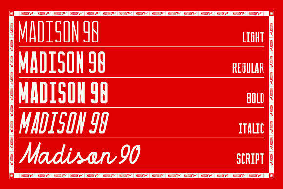 Madison | Display With Free Vector in Display Fonts - product preview 4
