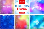 Retro Christmas Frames