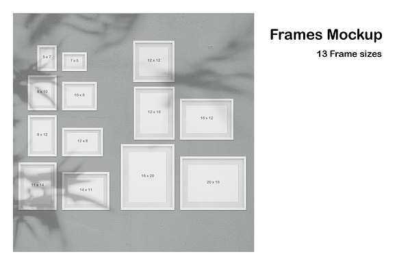 Frame Set Mockup in Scene Creator Mockups - product preview 3