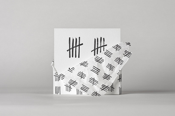 Tally marks set and seamless in Patterns - product preview 2