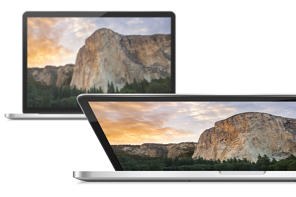 Realistics mockup-Apple Macbook Pro in Mobile & Web Mockups - product preview 3
