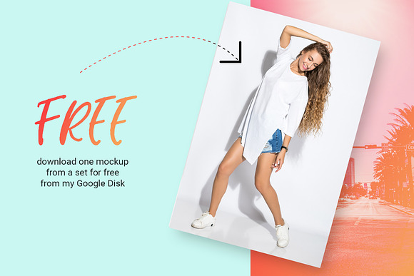 Trendy Oversize T-shirt Mockups in Product Mockups - product preview 7